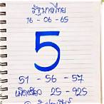 เลขดังงวดนี้ 16 6 65